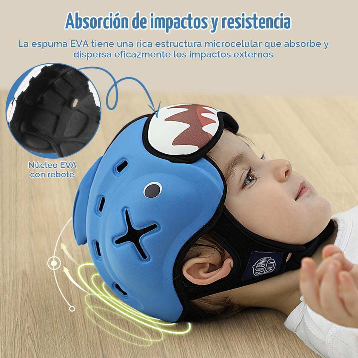 MamboBaby - Casco de seguridad para bebé, protector de cabeza de be...