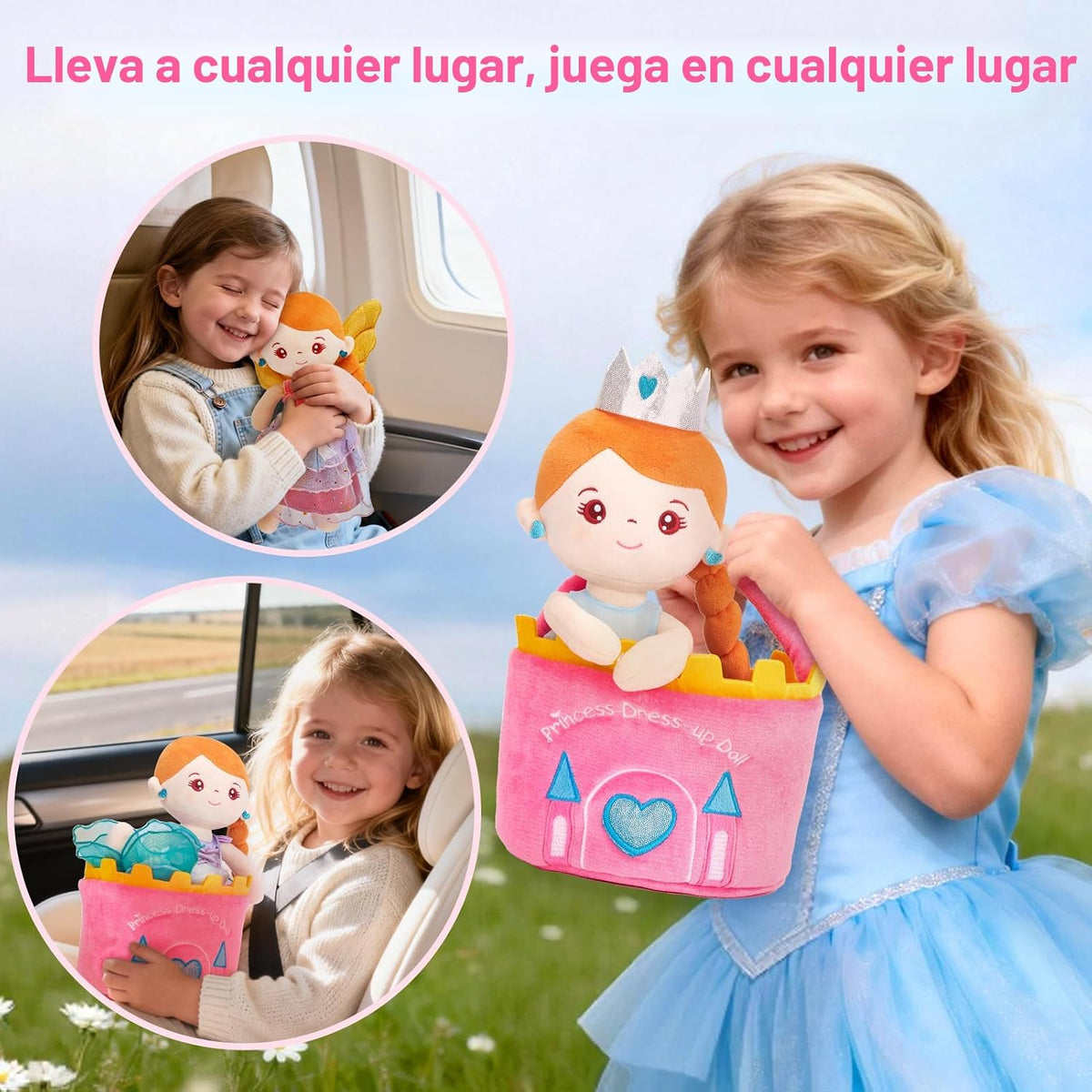 hahaland Juego de muñecas de disfraces \u2013 Juguetes de princesa...