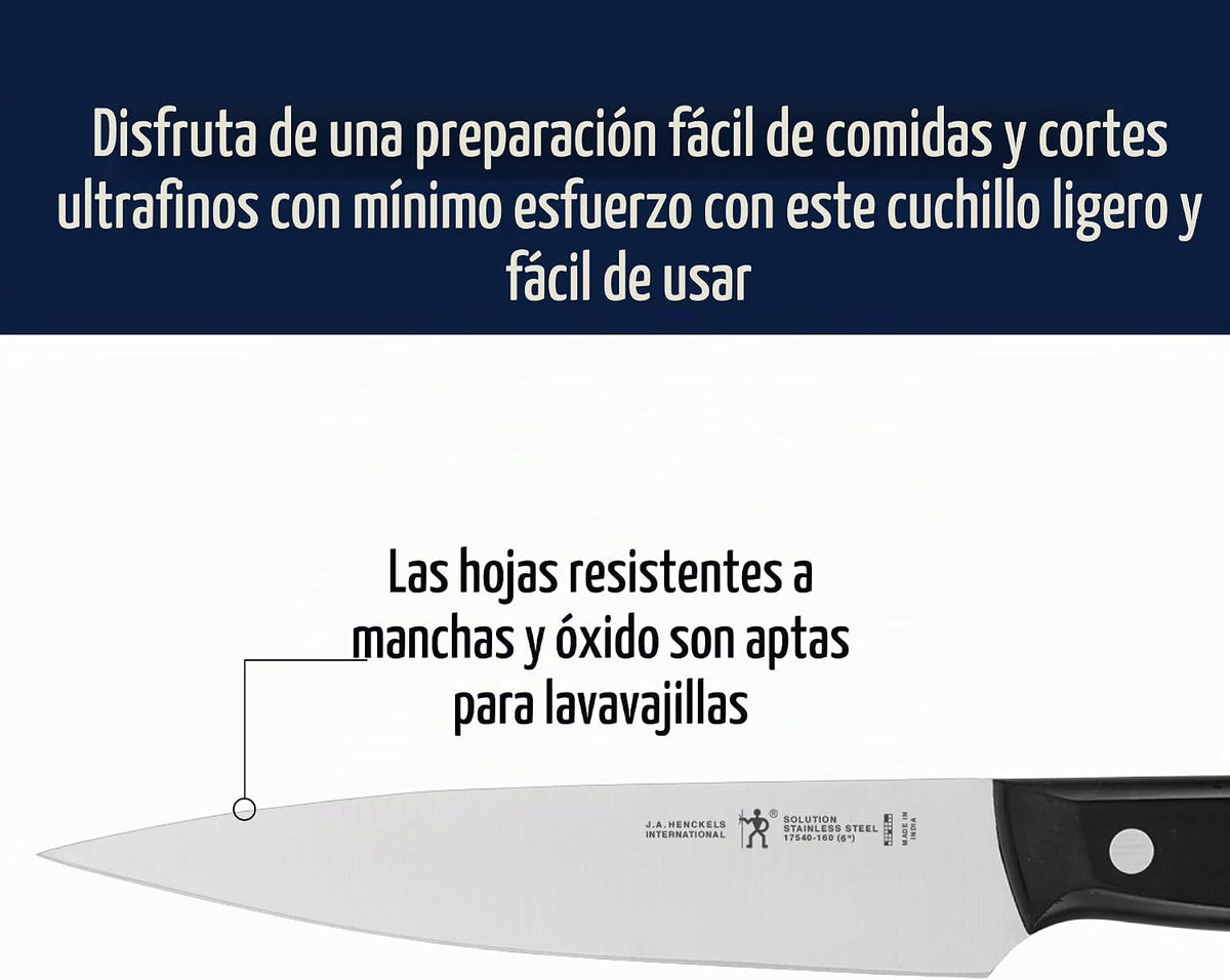 HENCKELS Solution - Cuchillo utilitario de 6 pulgadas