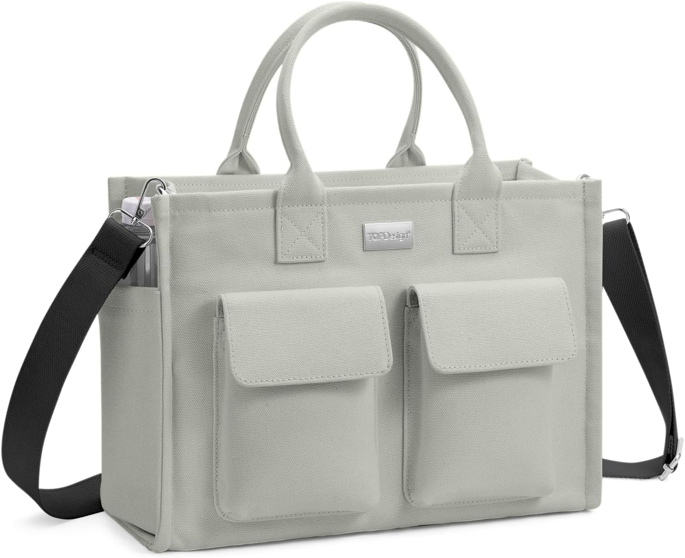 TOPDesign Bolso de Lona Resistente para Mujer, Bolso Bandolera\/de...