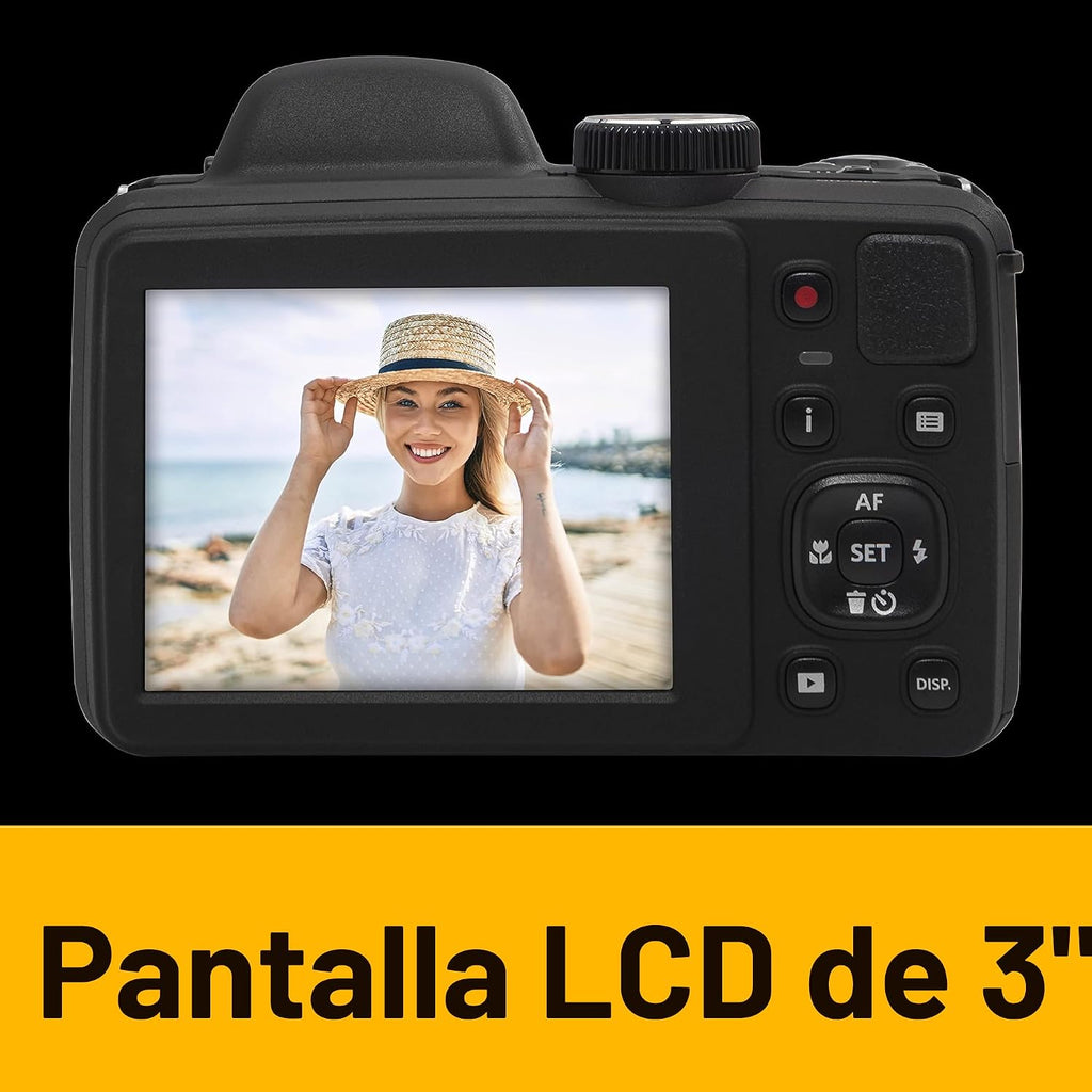 KODAK PIXPRO AZ405 - Cámara digital de 20 MP, zoom óptico 40x, AA,...