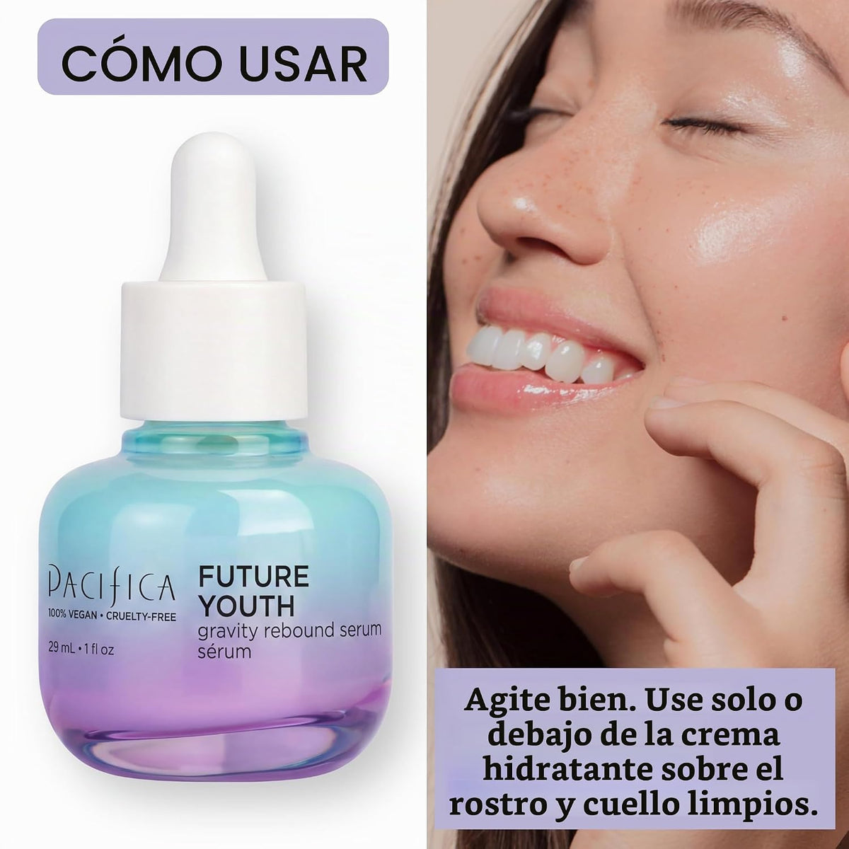 Pacifica Future Youth Gravity Rebound Face Serum - Suero facial rea...
