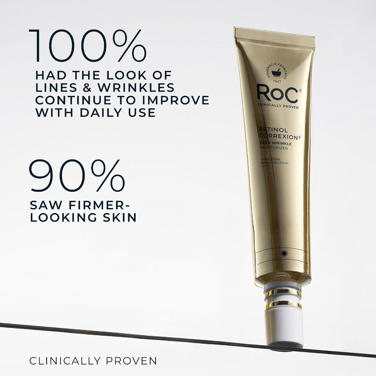 RoC Retinol Correxion Crema hidratante facial diaria para arrugas p...