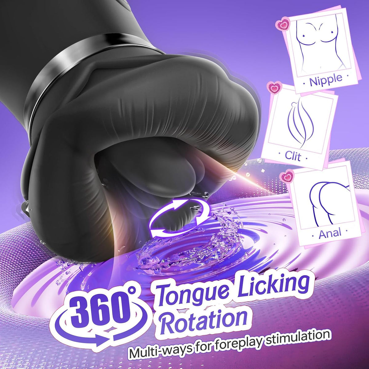 Sovokn Vibrador de succión Juguetes sexuales para adultos - Juguete...