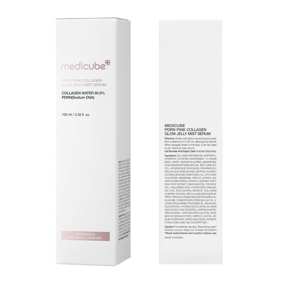 medicube Jelly Mist Serum con colágeno PDRN, niebla facial brillant...
