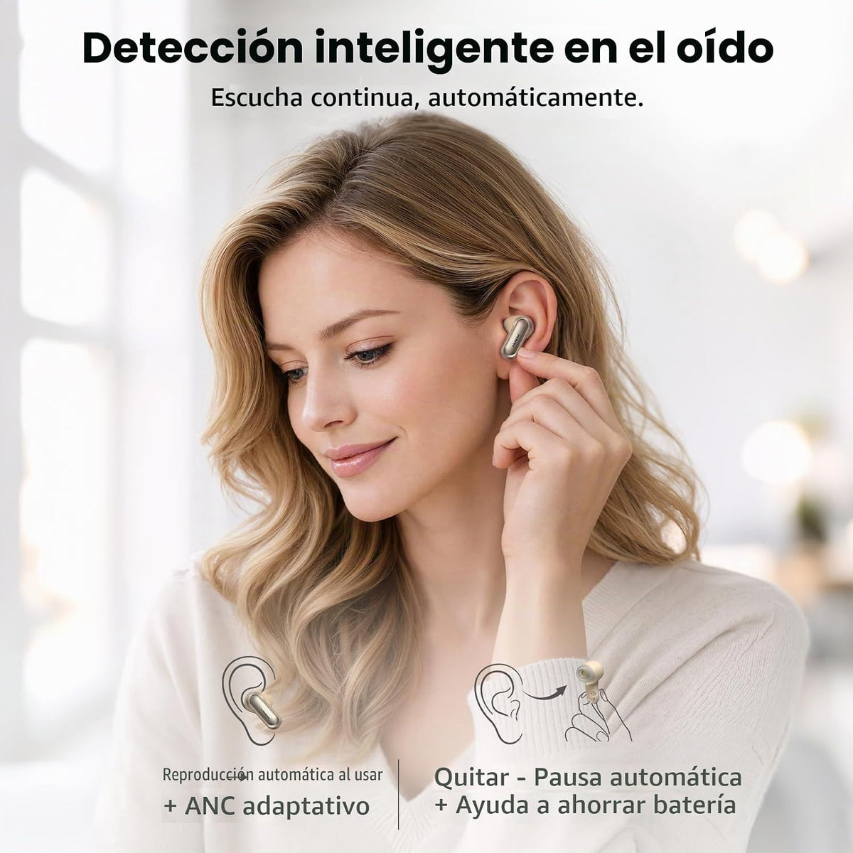 TOZO NC20 Auriculares inalámbricos con cancelación activa de ruido...