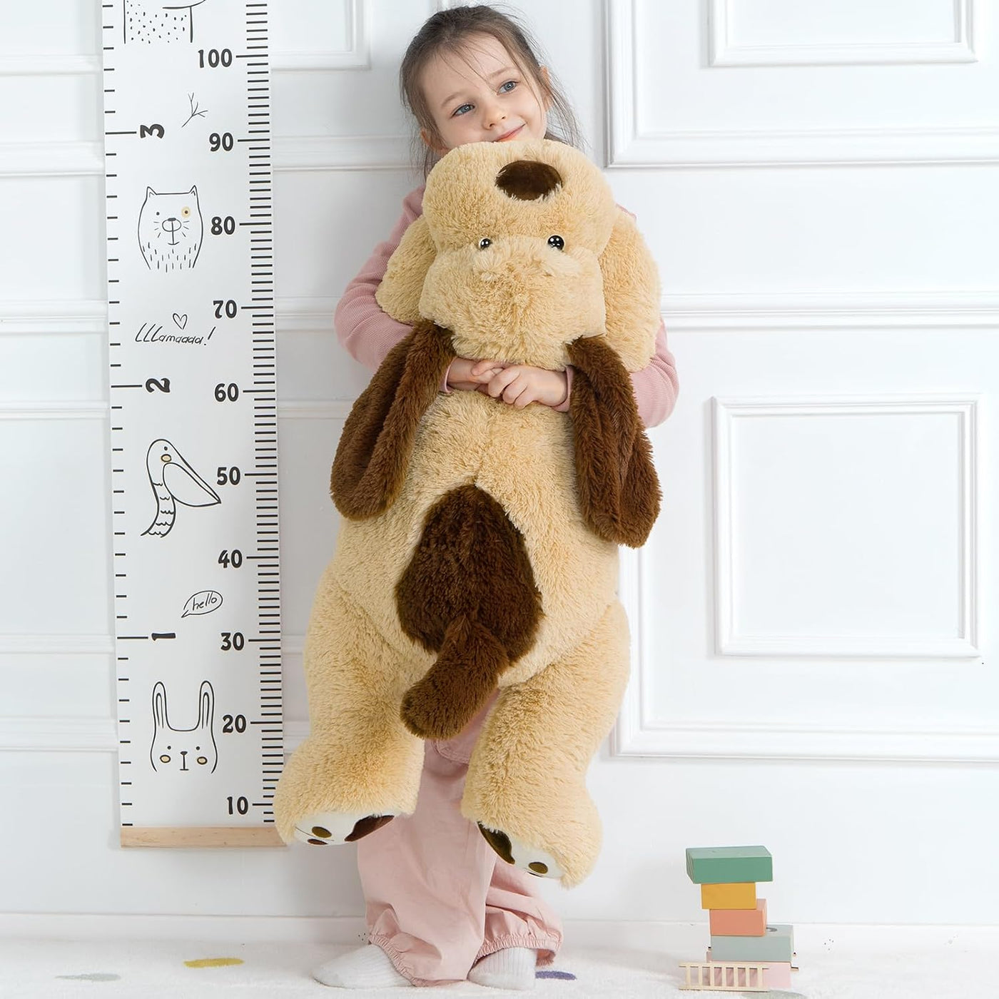 MaoGoLan Peluche de perro gigante, perro de peluche grande de 31 pu...