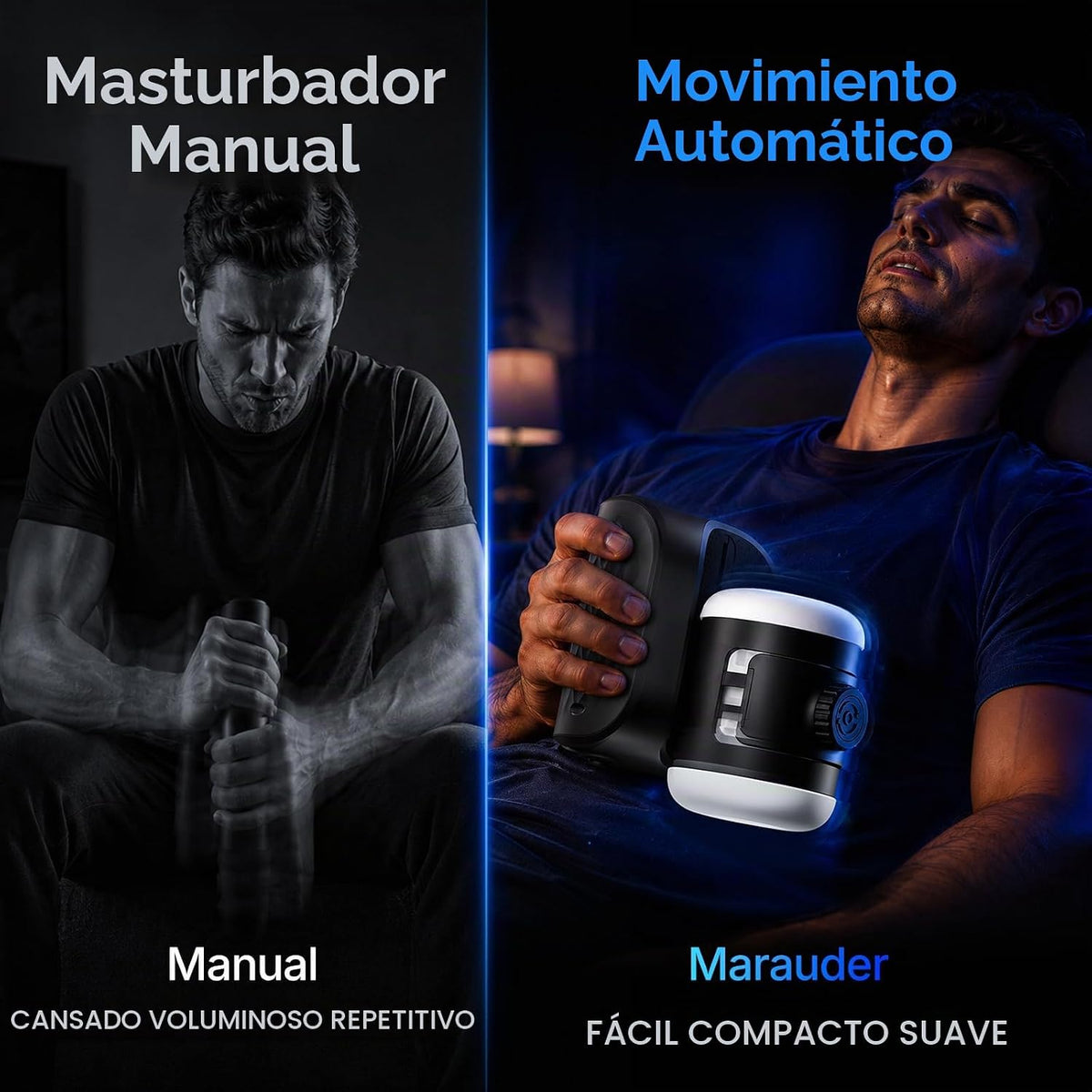EINSEO Compacto Masturbador Masculino Coño de Bolsillo, AI Sync Jug...