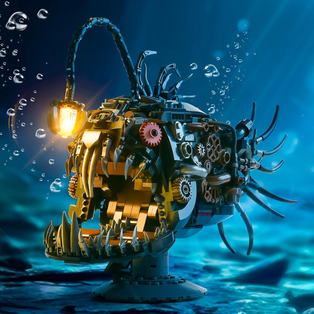 XITALAXU Conjuntos de Construcción de Peces Mecánicos, Juego de Col...