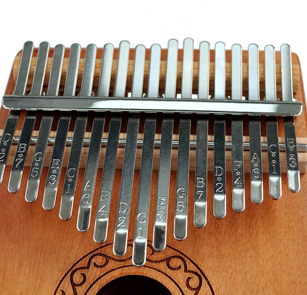 Angel ARK-N - Piano de pulgar Kalimba de caoba de 17 teclas para pr...