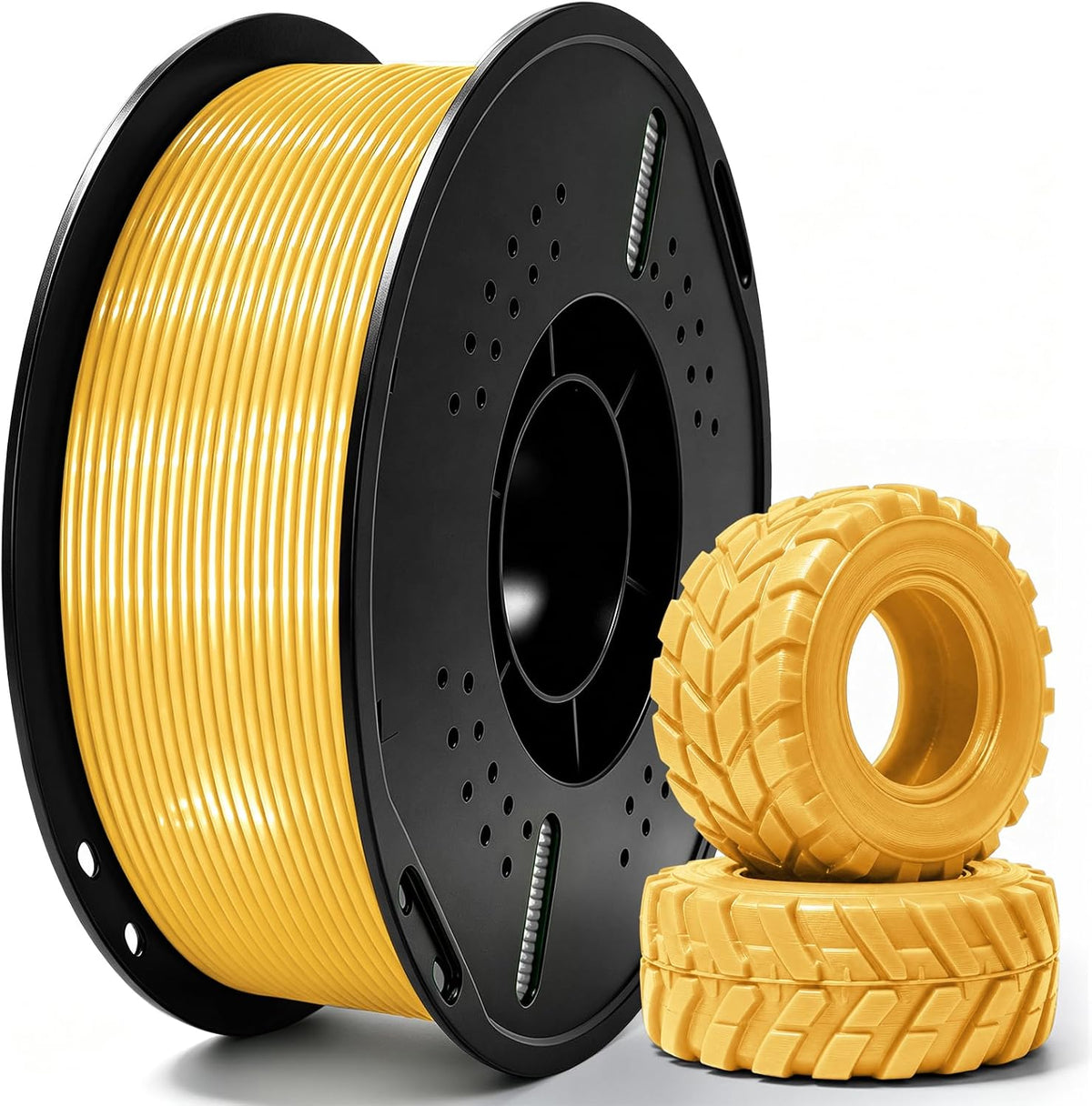 Colourbing Filamento flexible de TPU 95A para impresora 3D, suave y...