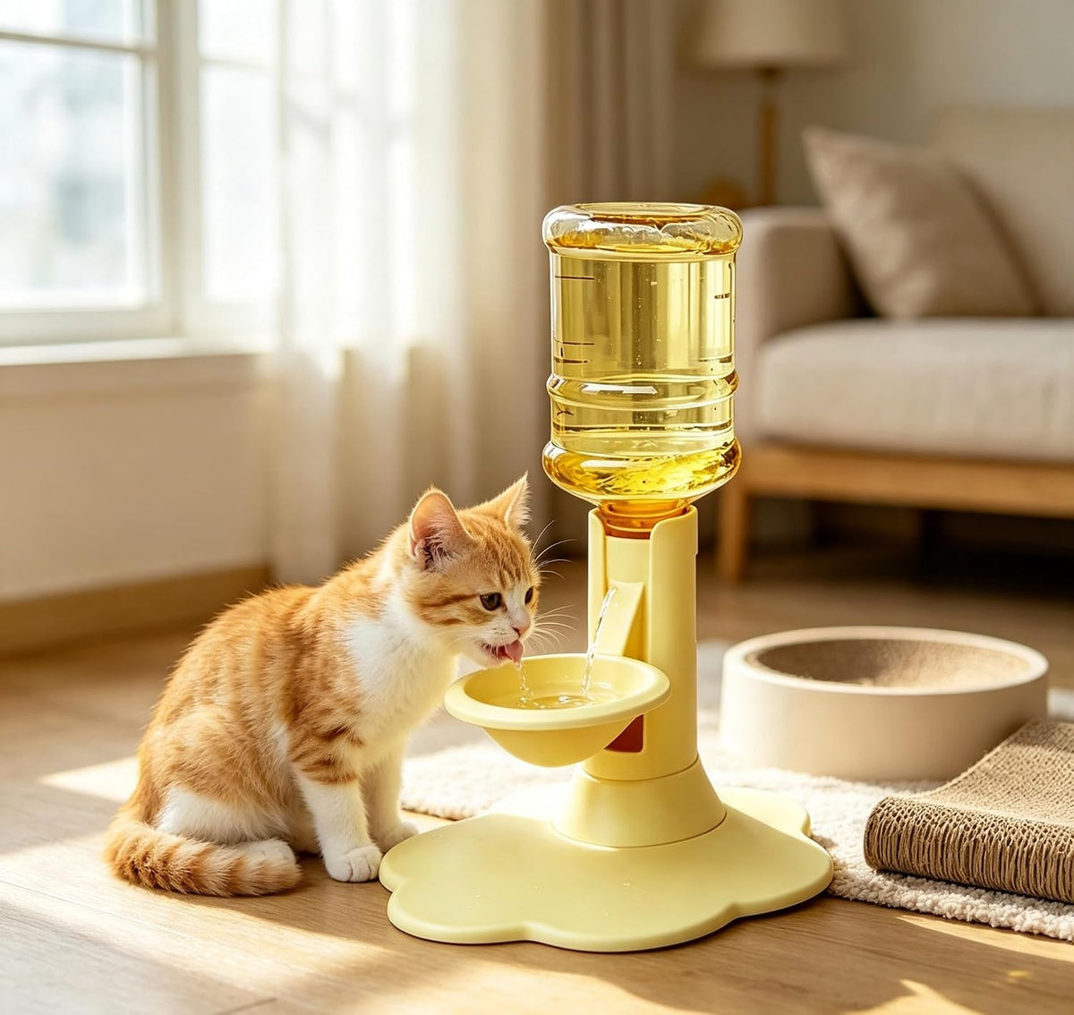Gravity - Dispensador de agua para gatos, cuenco de recarga automát...