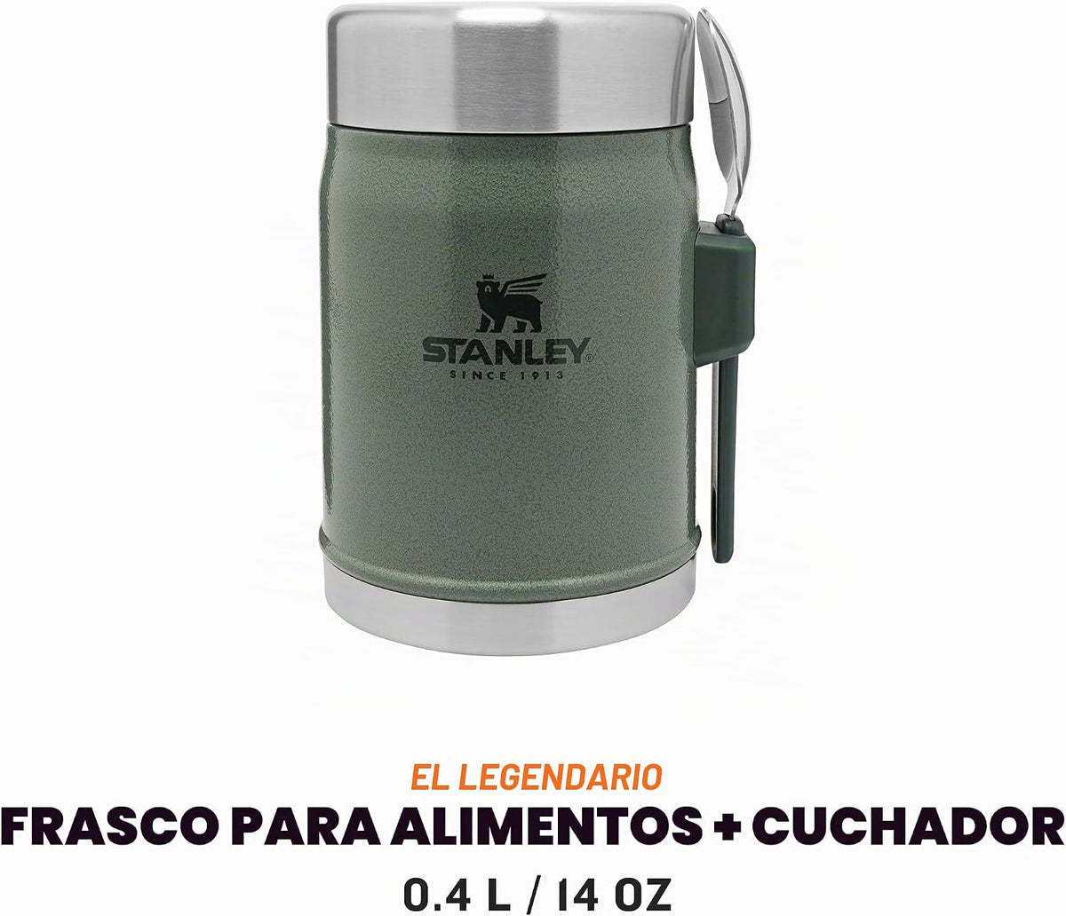 Stanley Classic Legendary Tarro de Comida de 0.4L con Spork - Manti...