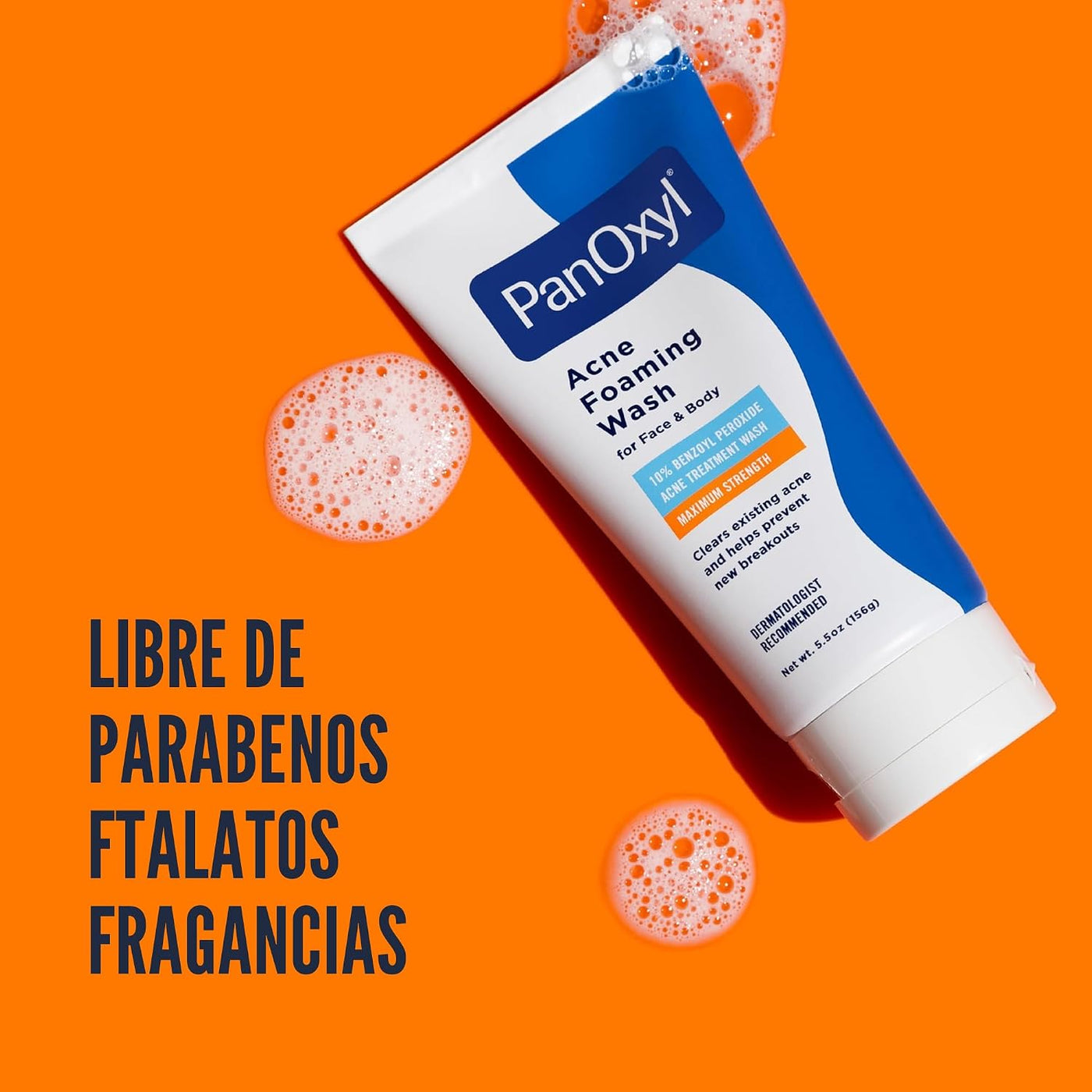 PanOxyl Lavado en Espuma - Peróxido de Benzoilo 10%