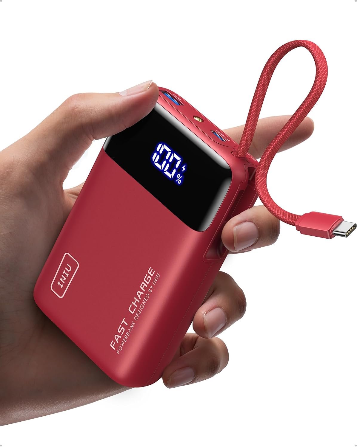 Cargador portátil INIU 20000mAh, banco de carga rápida más pequeño...
