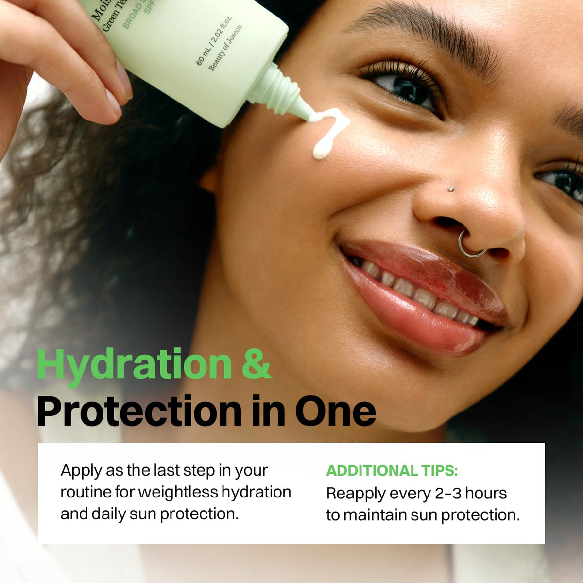 Belleza de Joseon Protector solar hidratante Dayscreen SPF30 GreenT...