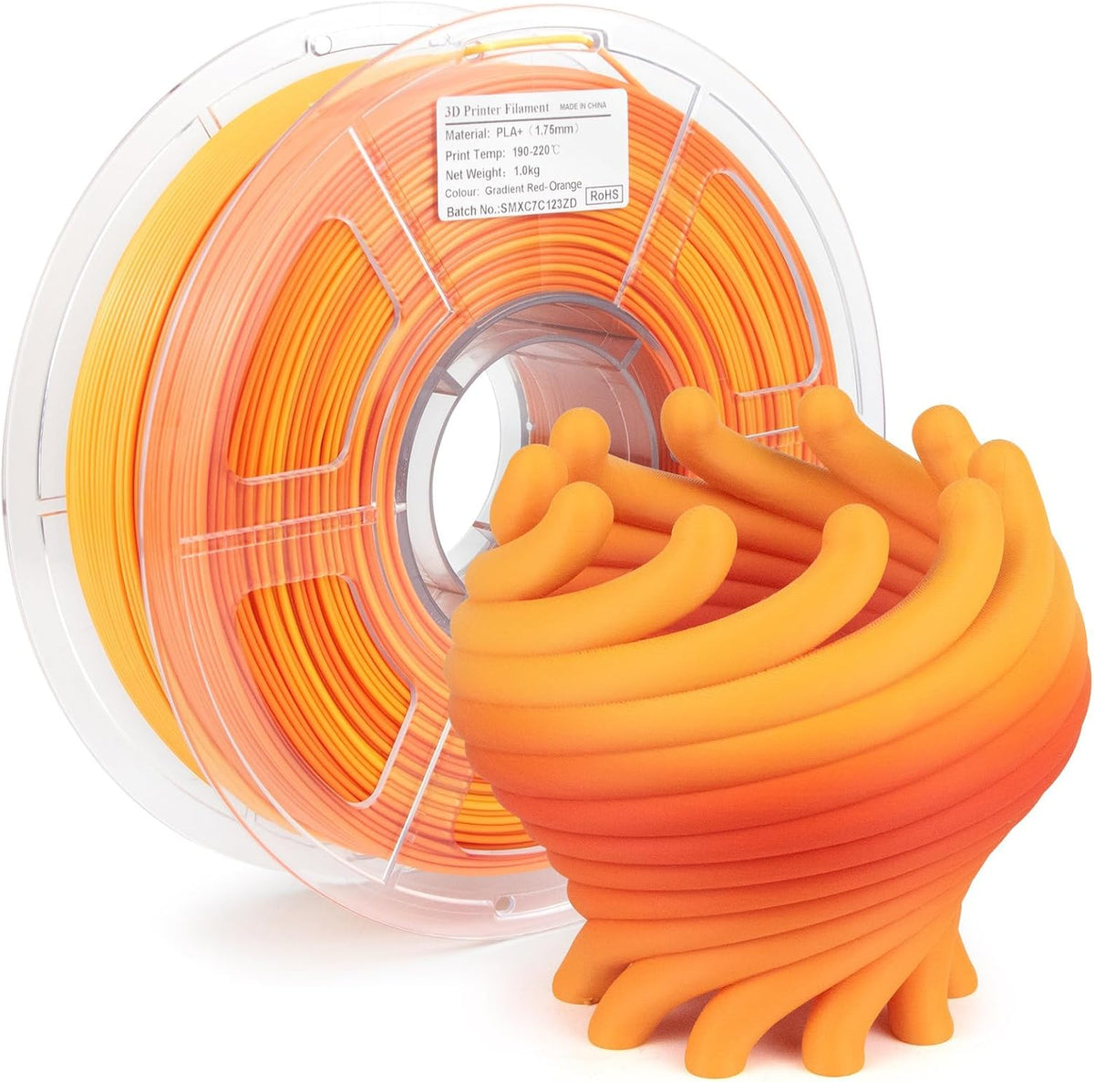 iSANMATE - Filamento de PLA Plus multicolor arcoíris degradado de 1...