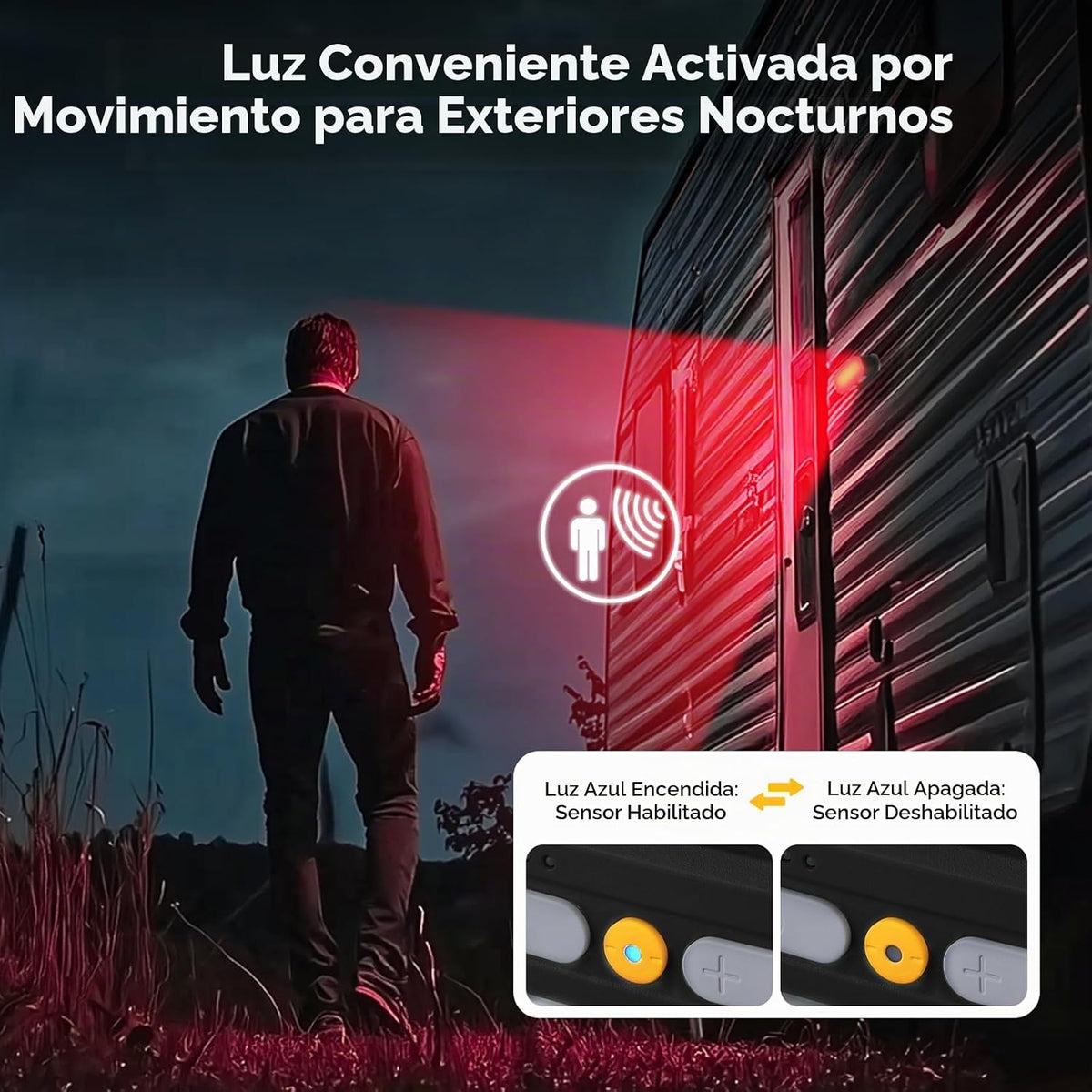 BougeRV Camping Light AL01, tienda de campaña recargable para área...