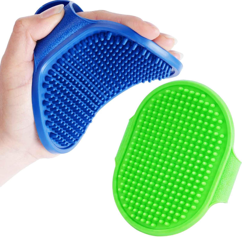 BRILLIRARE 2 Pack Cepillo para aseo de perro, cepillos de baño de s...