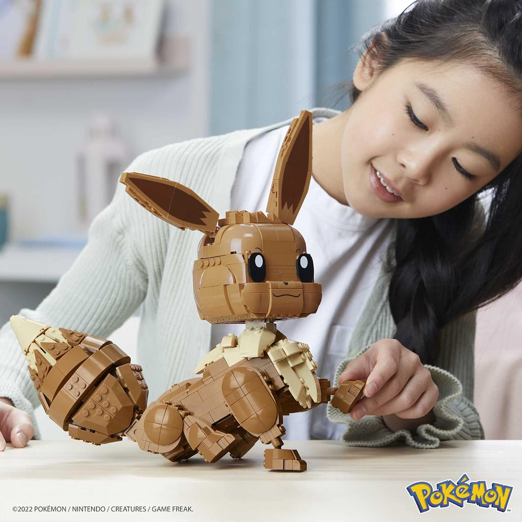 MEGA - Juego de juguetes de construcción Pokémon Jumbo Eevee con 82...