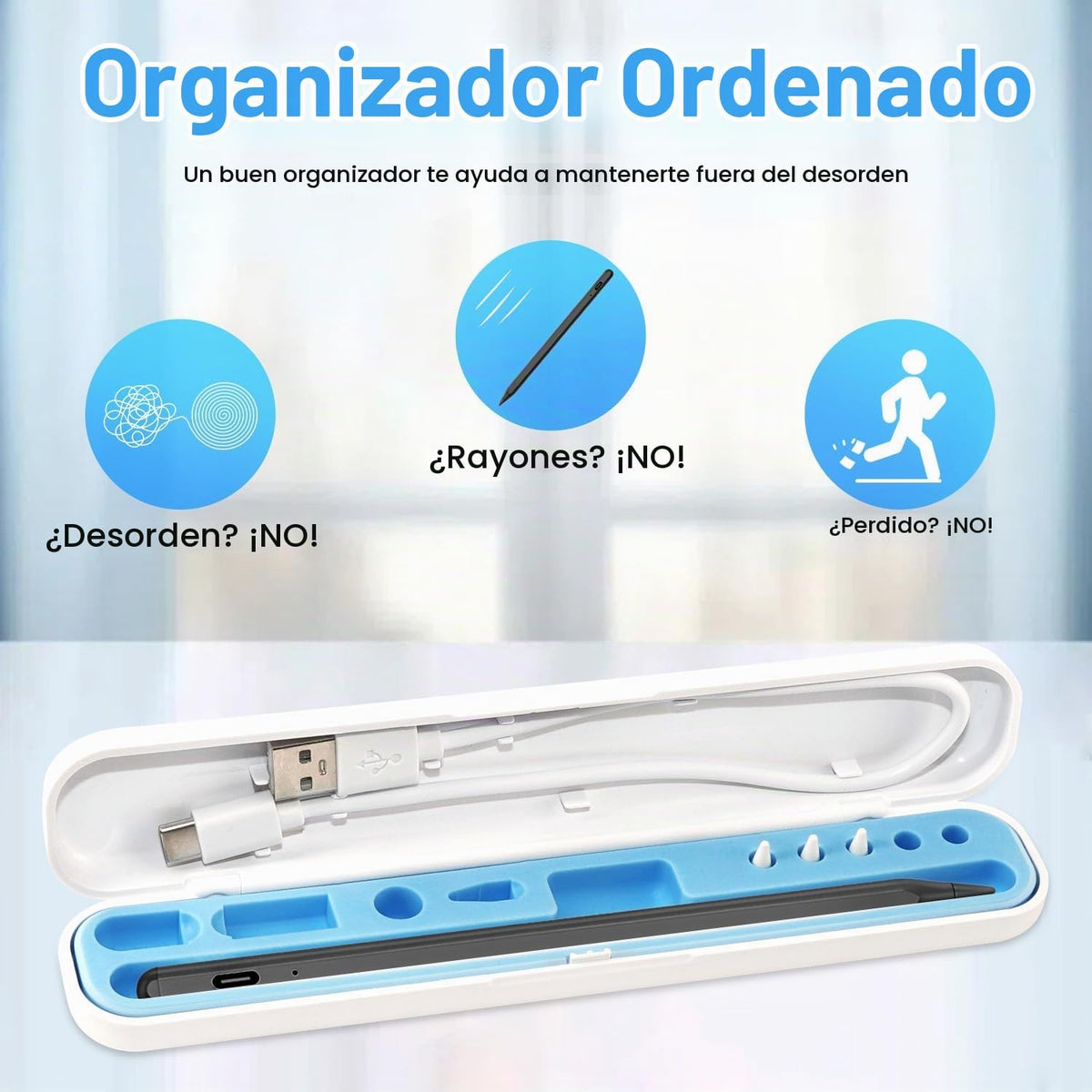 BLEBLE Stylus Pen para iPad 2018-2026, Lápiz iPad de Apple de Carga...