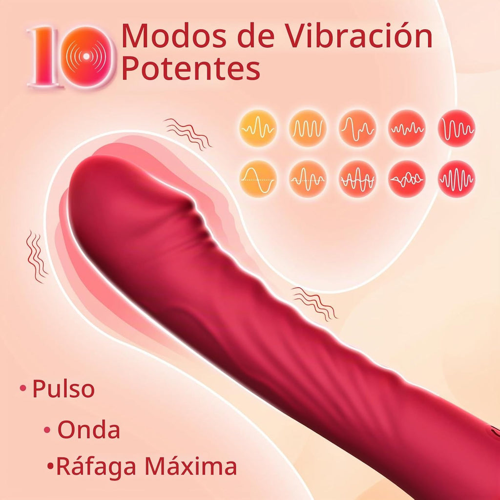 Erncuuc Consolador vibrador realista, juguetes sexuales para adulto...