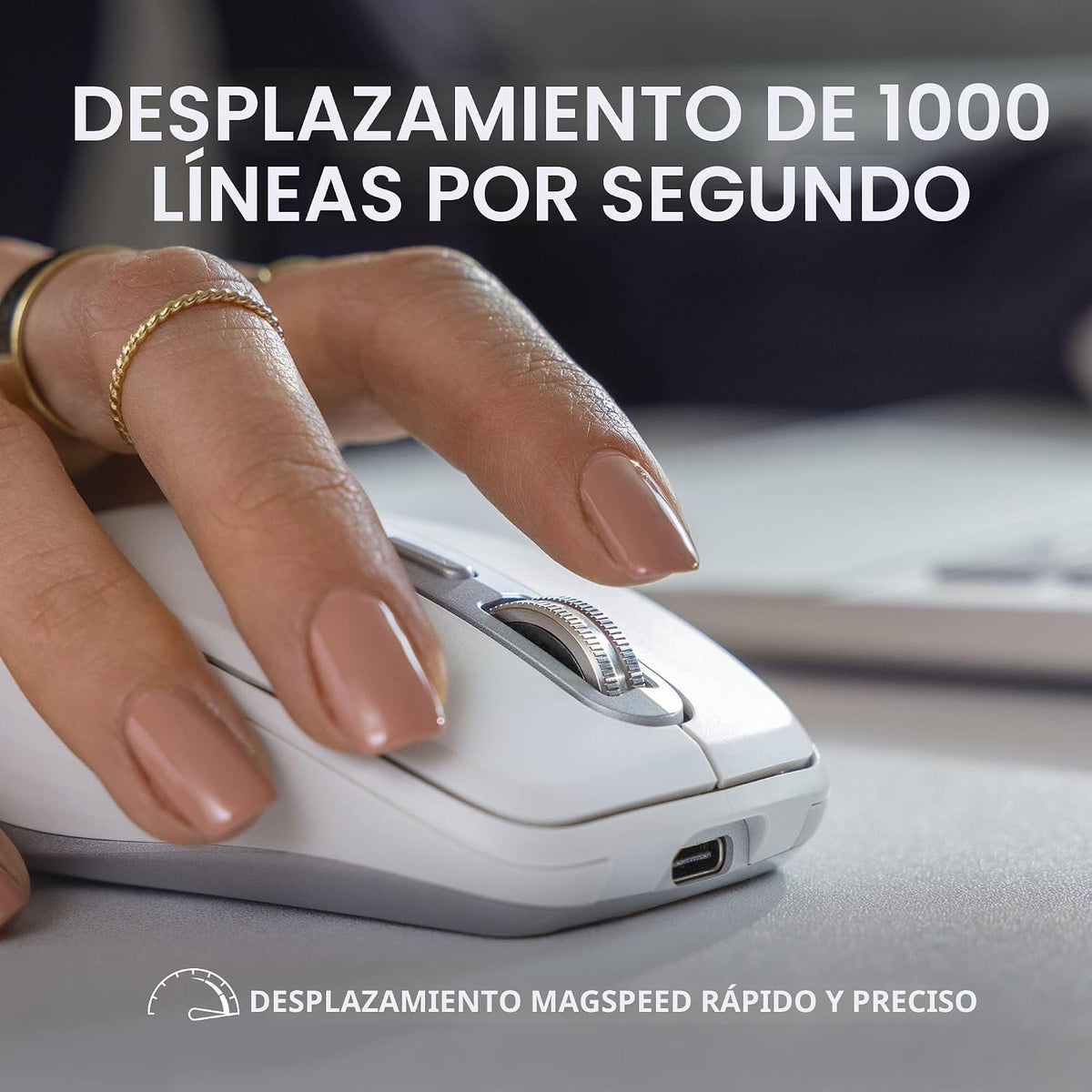Logitech MX Anywhere 3S Ratón Inalámbrico Compacto Desplazamiento R...