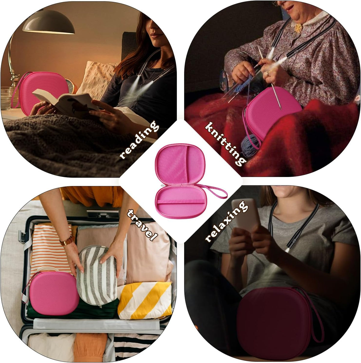 CAIOVSE Funda para luz de lectura de libros compatible con Glocusen...