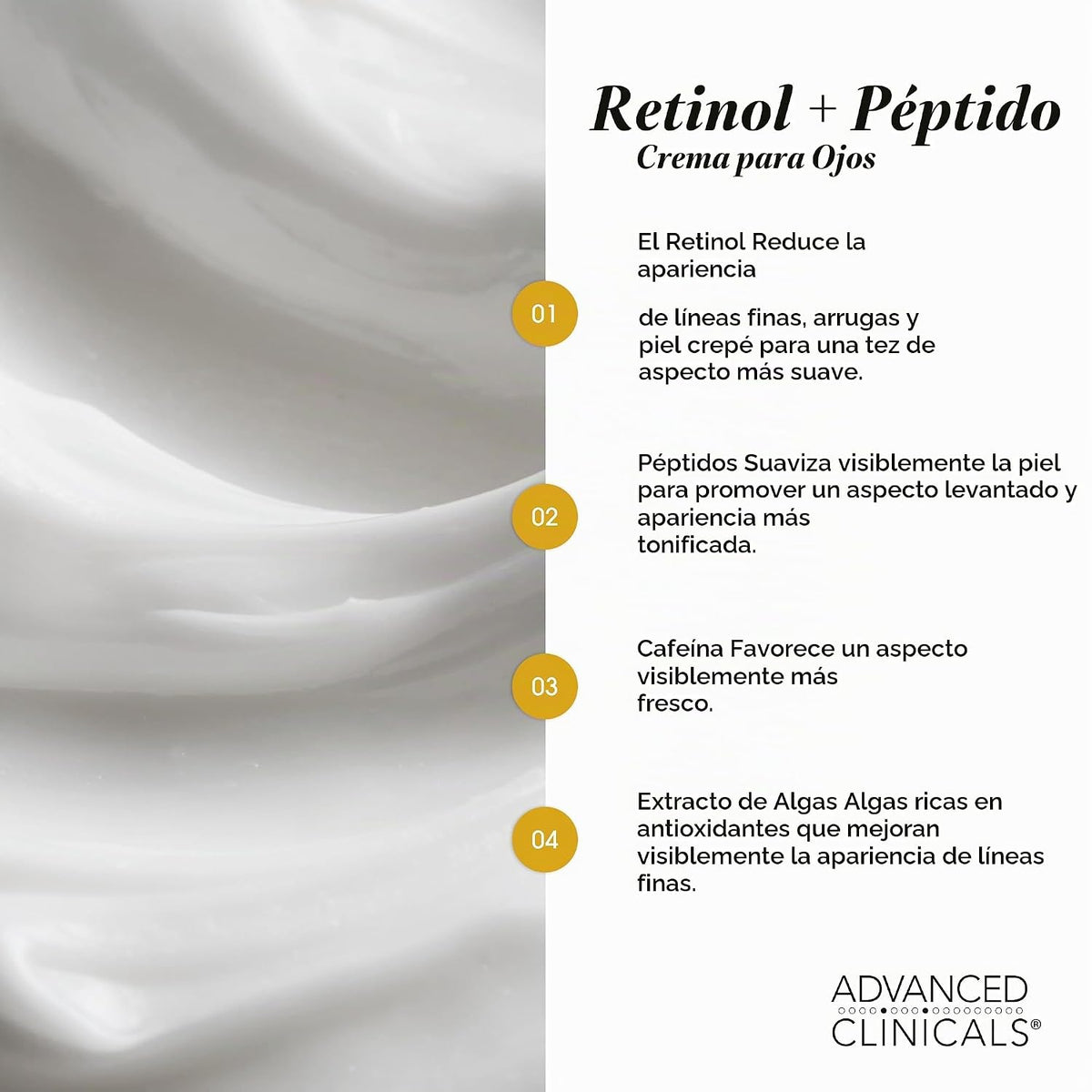 Advanced Clinicals Loción corporal reafirmante avanzada con retinol...
