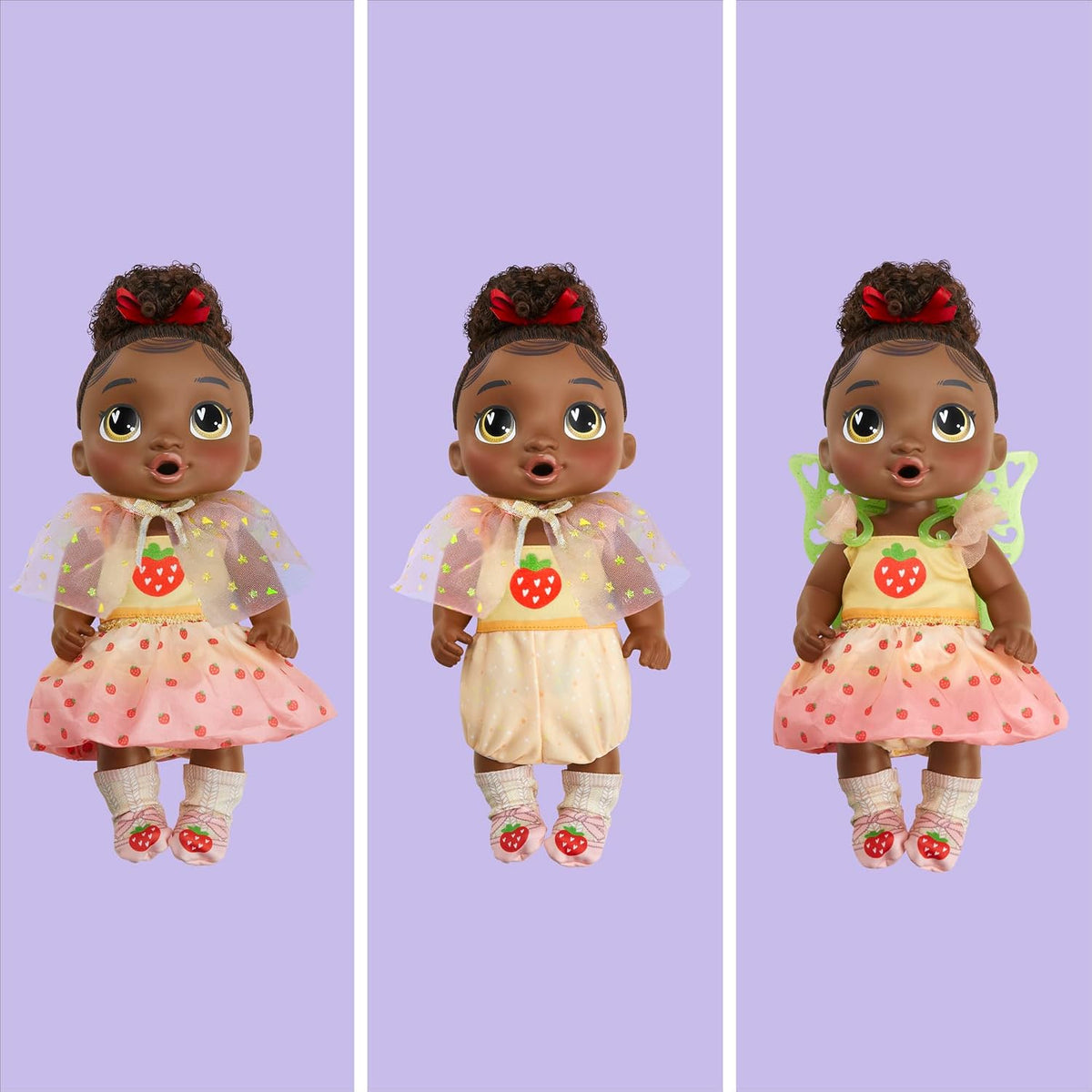 Baby Alive Fairy Fashions - Muñeca Berry Boo con accesorios de ropa...