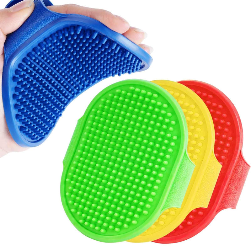 Brillirare Paquete de 4 cepillos de aseo para perros, cepillos de b...