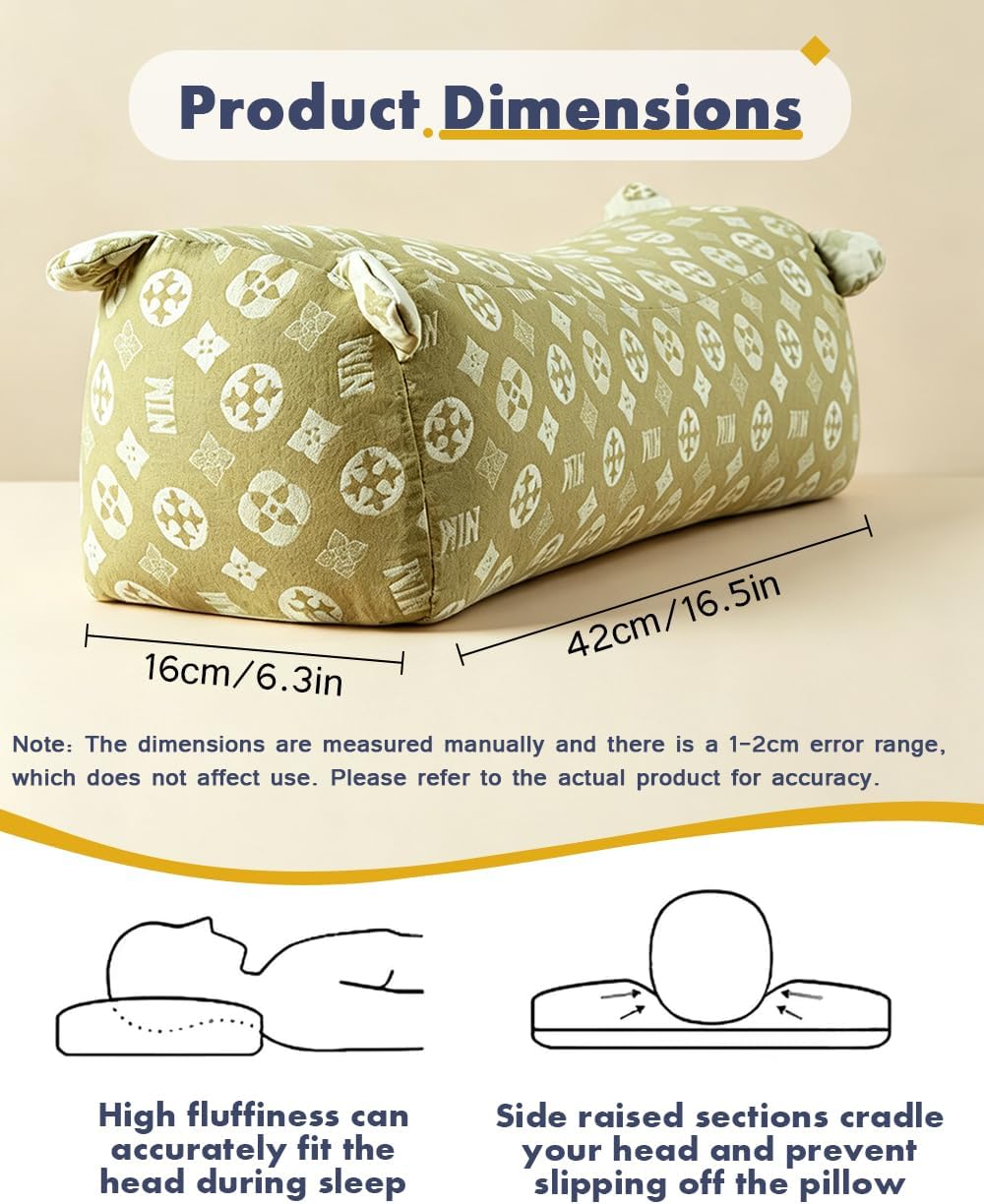 Almohada cervical cervical ajustable del rollo duro de la almohada...