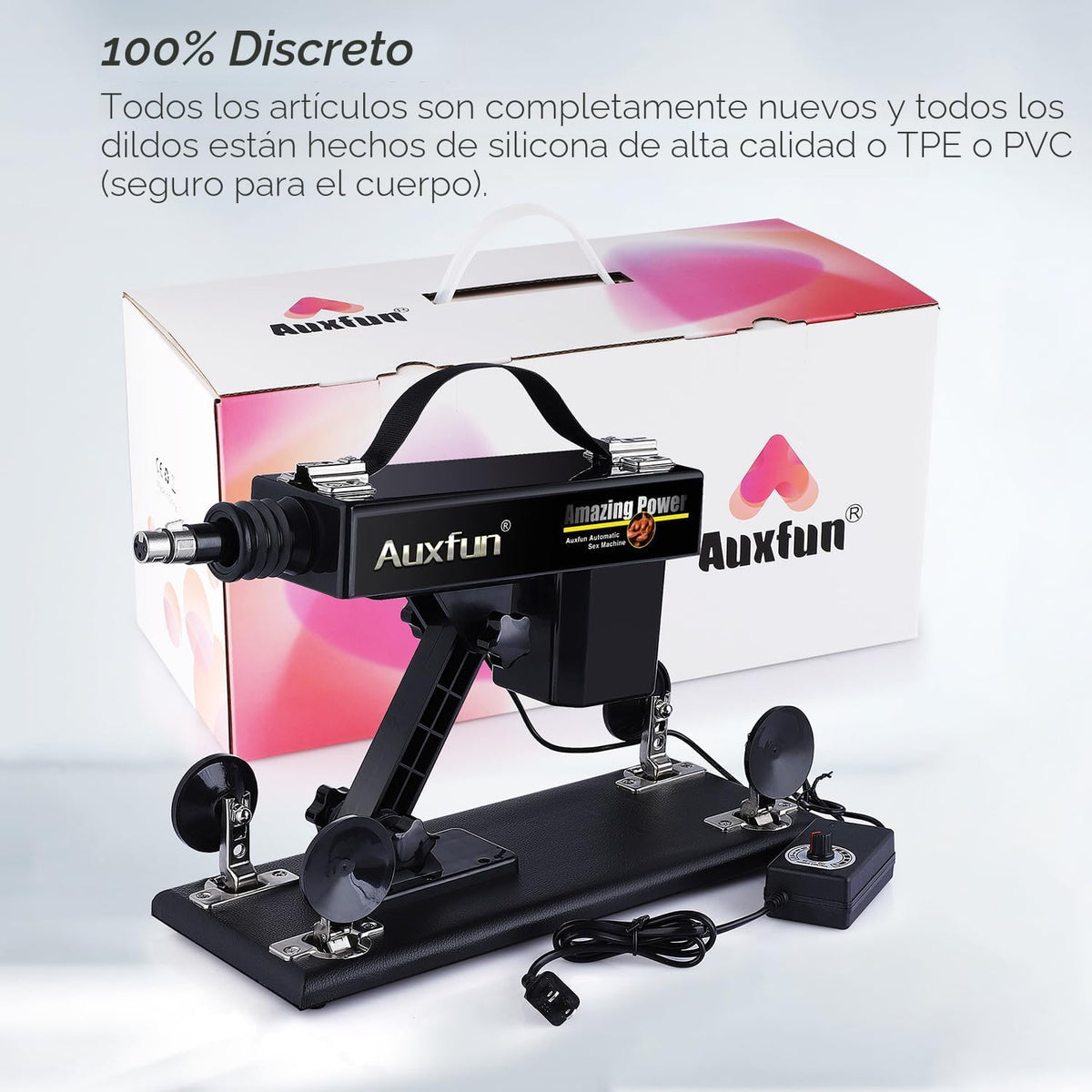 Máquina sexual, AUXFUN máquina automática de consolador con control...