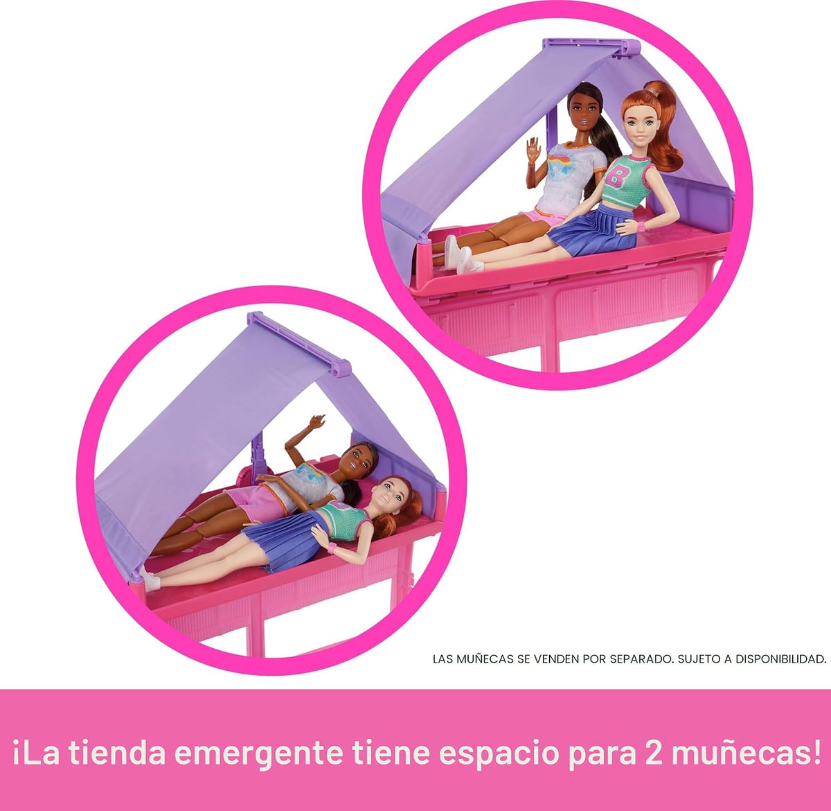 Barbie Dream Camper Playset, con accesorios para acampar | con tien...