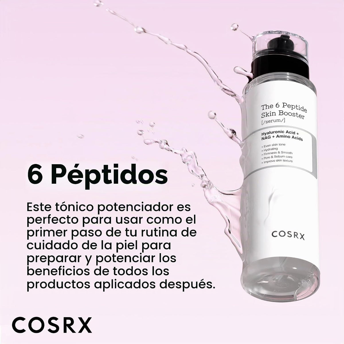 COSRX Peptide Skin Care Set - 6X Booster Toner Serum + Colágeno Hid...
