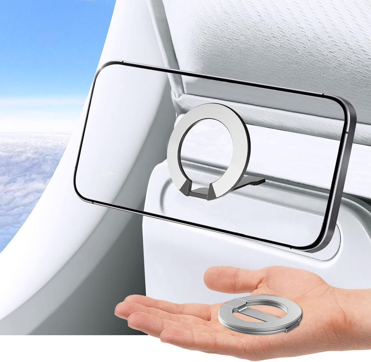 Soporte magnético para teléfono con mini avión para MagSafe, soport...