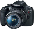 Canon EOS Rebel T7 Cámara DSLR con lente de 18-55mm | Wi-Fi integra...