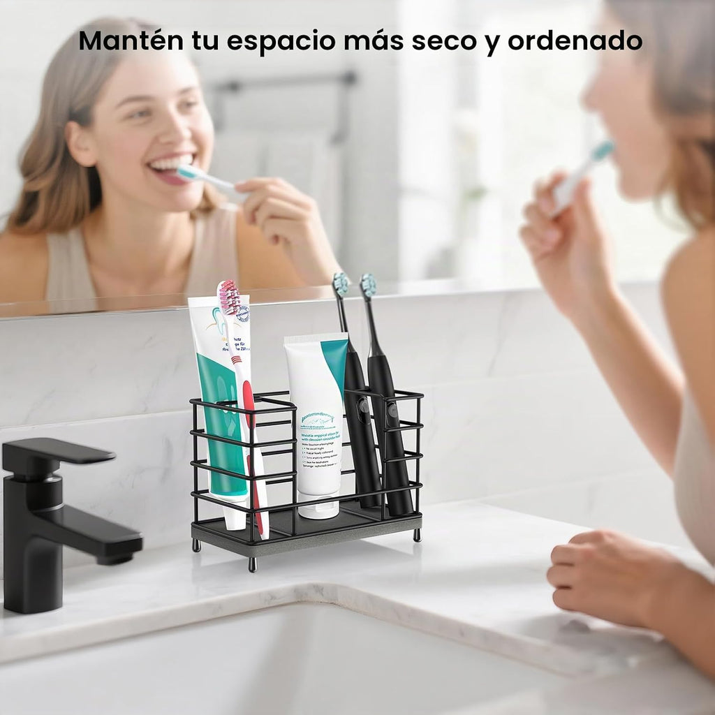 Portacepillos de dientes con alfombrilla de secado rápido\u2014Sopo...
