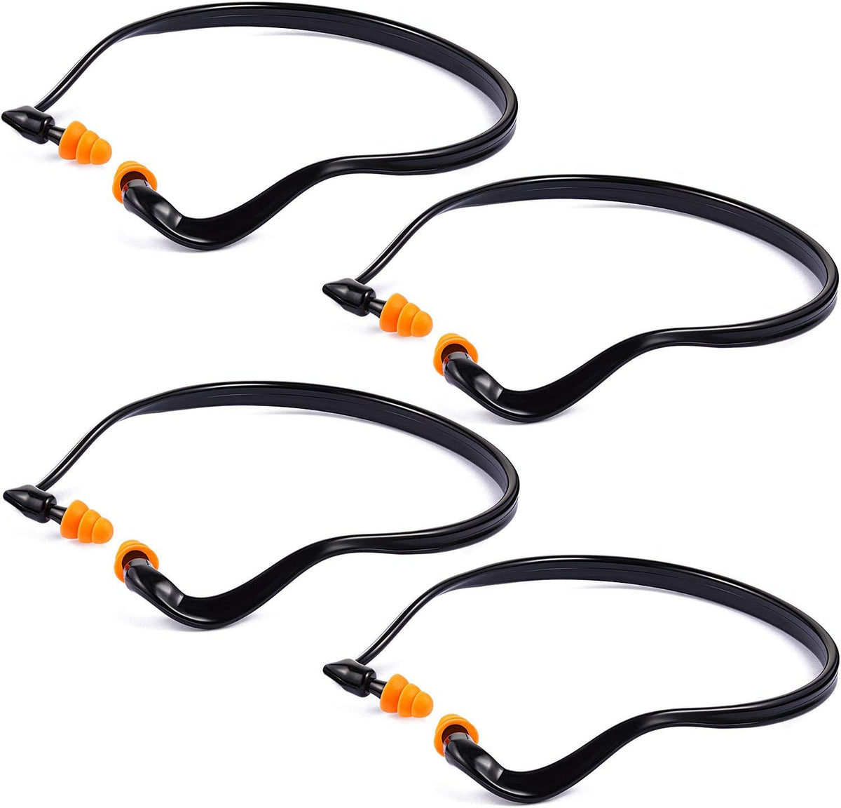 BBTO Tapones para los oídos con banda para campo de tiro, tapones p...