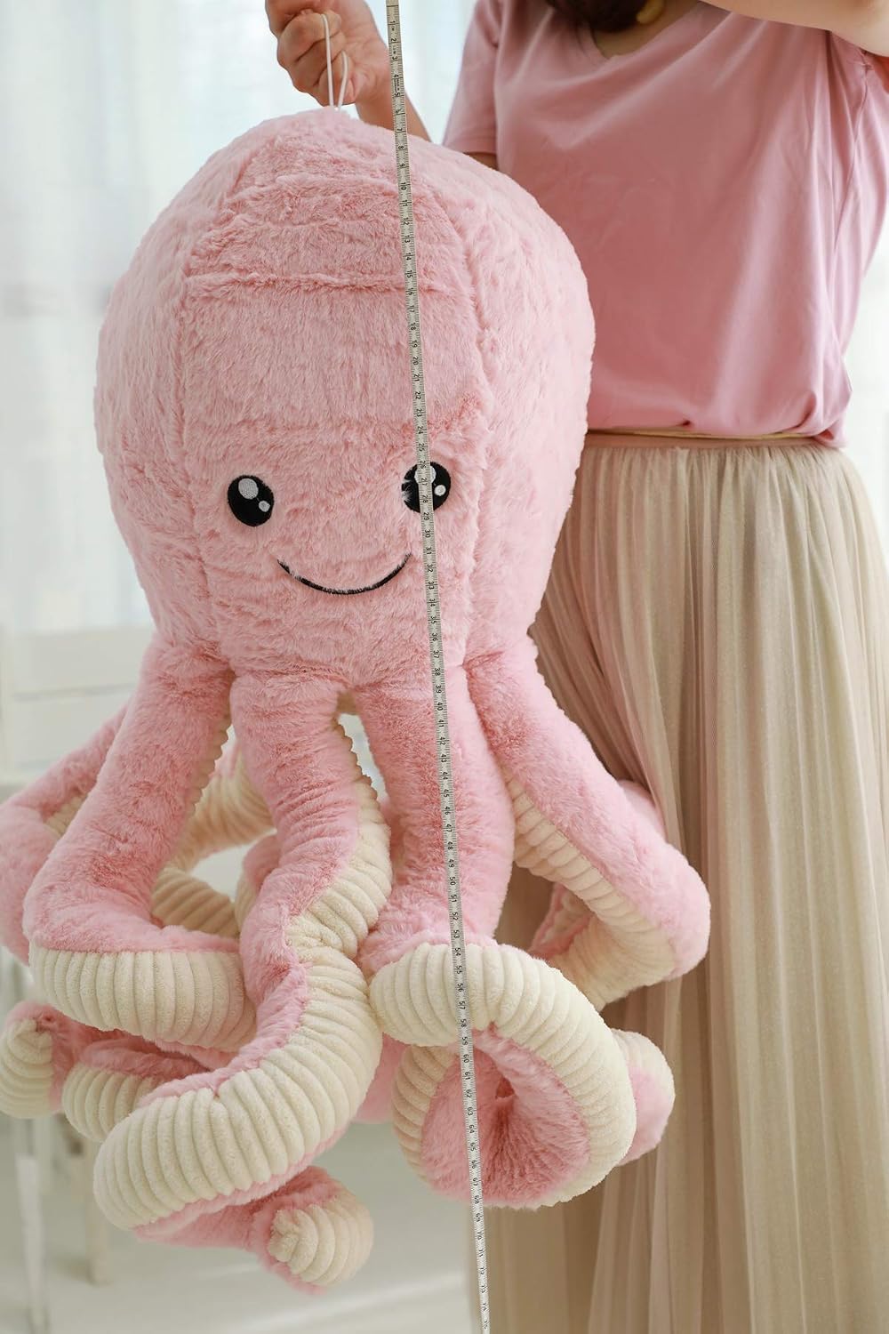 TONGSONG - Animales de peluche de pulpo de dibujos animados lindos,...