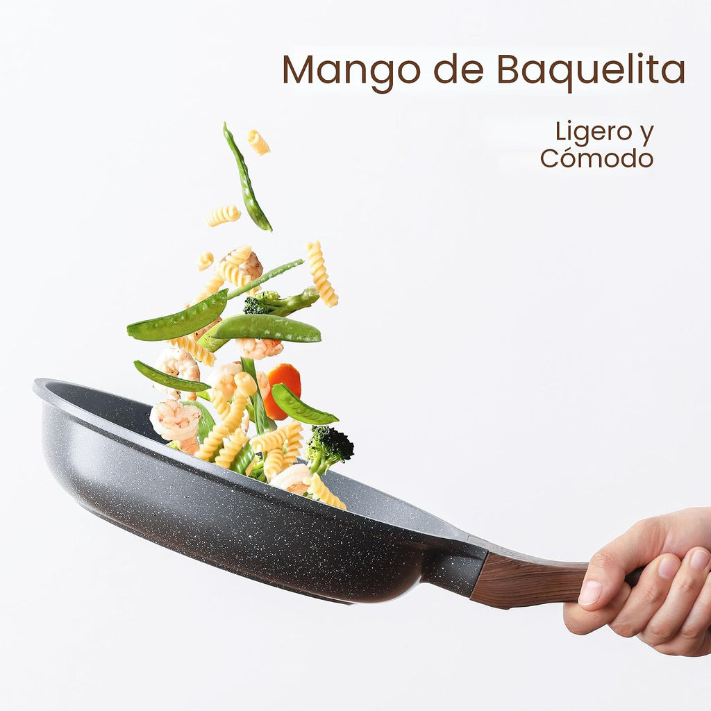SENSARTE Sartén Antiadherente para Freír, Sartén para Tortilla con...