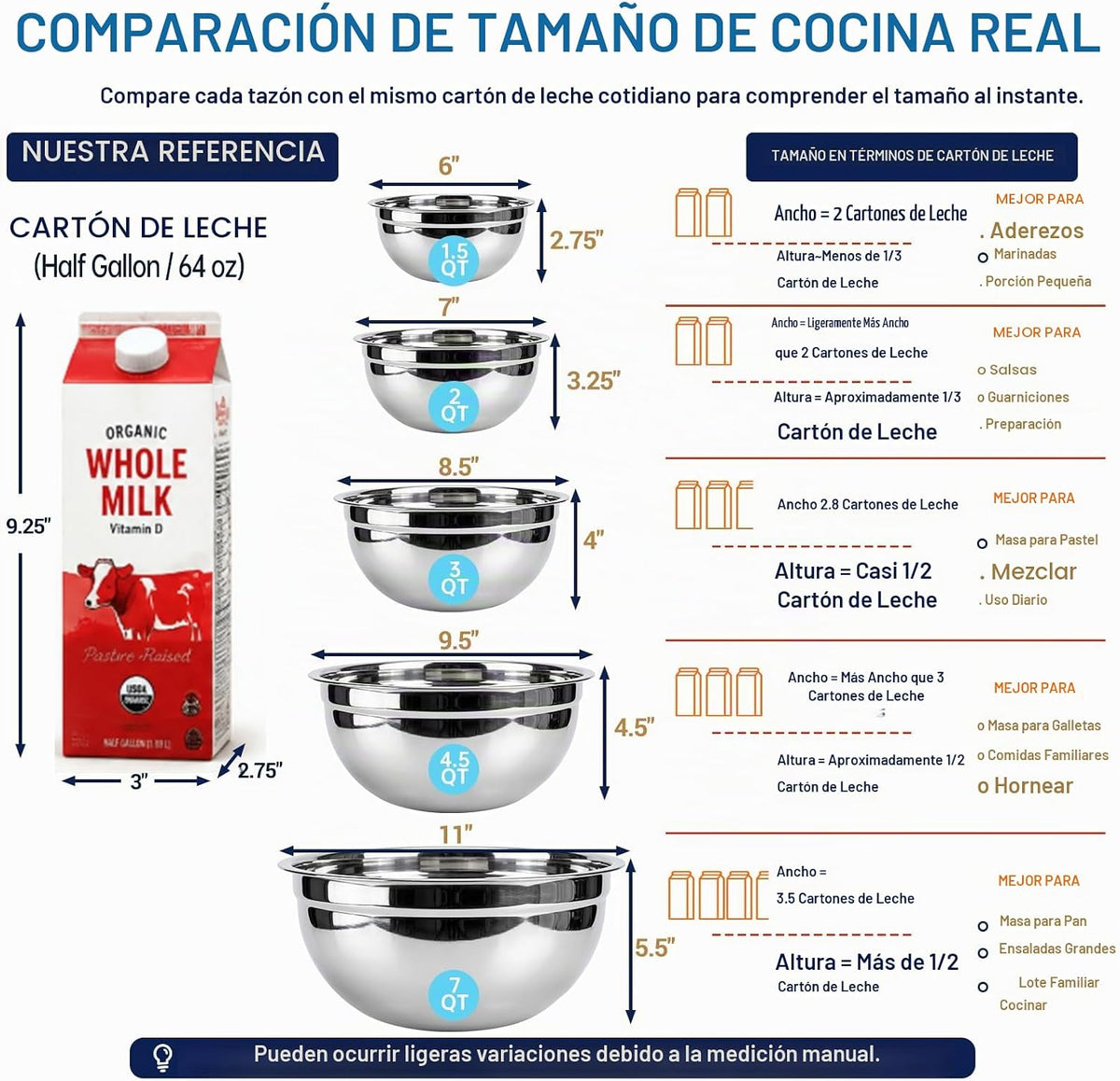WEPSEN Cuencos para mezclar con juego de tapa, 25 utensilios de coc...