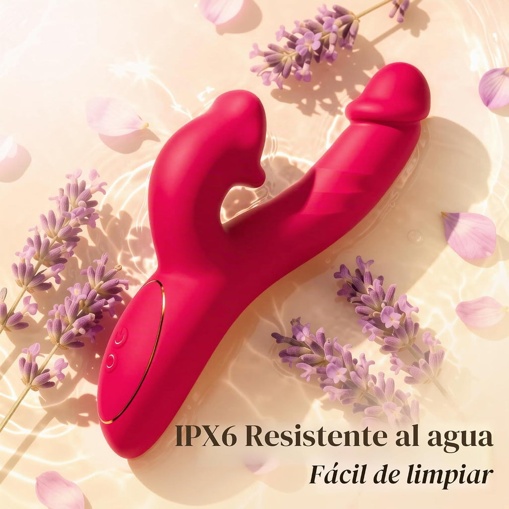 Toendi Rabbit Vibrador para mujeres, succionador de clítoris y cons...