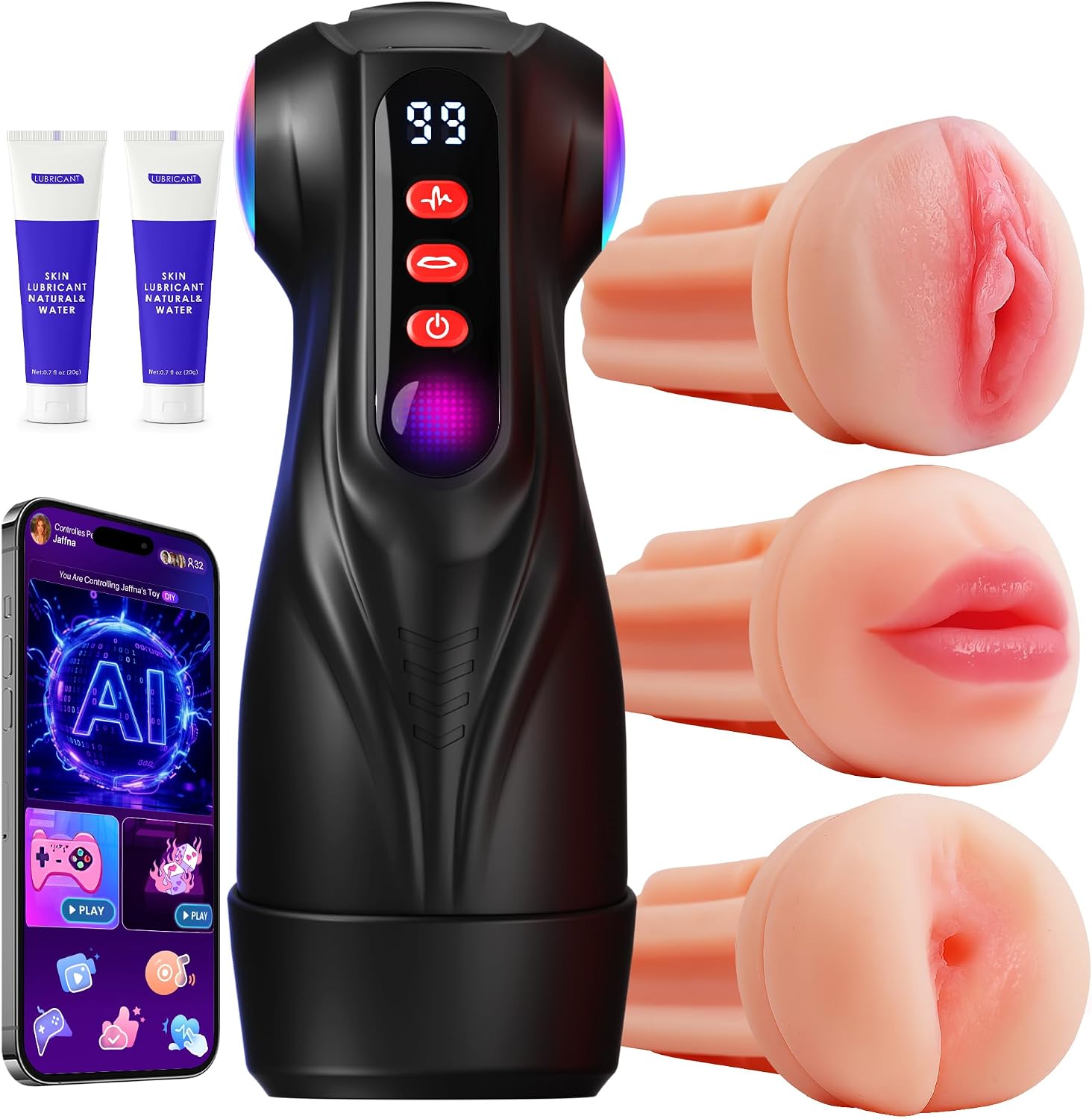 Uoffile Masturbador masculino Juguetes sexuales para hombres \u2013...