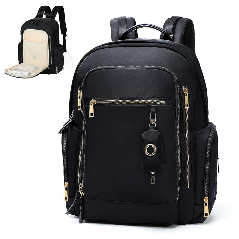 miss fong Mochila para pañales - Bolsa de pañales para mamá y papá...