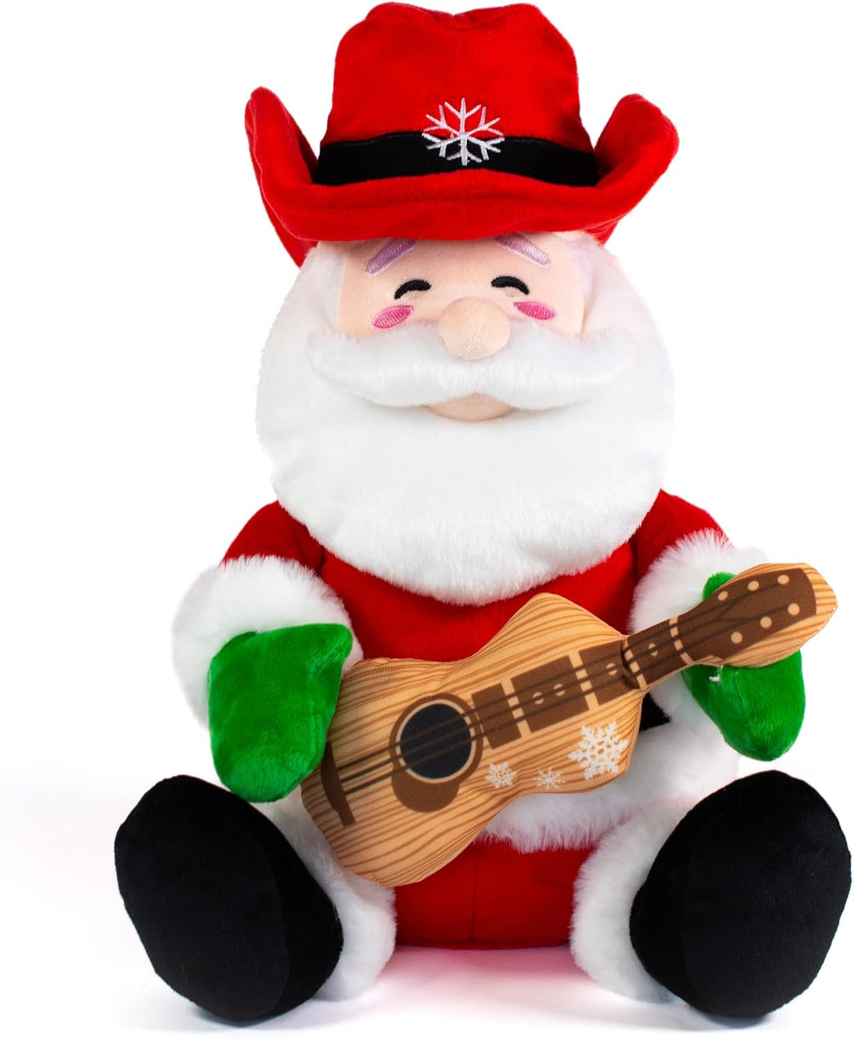 Cuddle Barn - Cowboy Kringle | Juguete de peluche suave de Papá Noe...