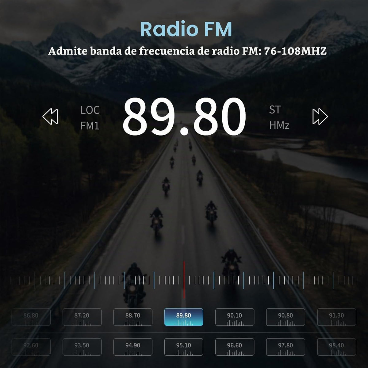 Fodsports T1 - Intercomunicador Bluetooth V5.4 para motocicleta con...