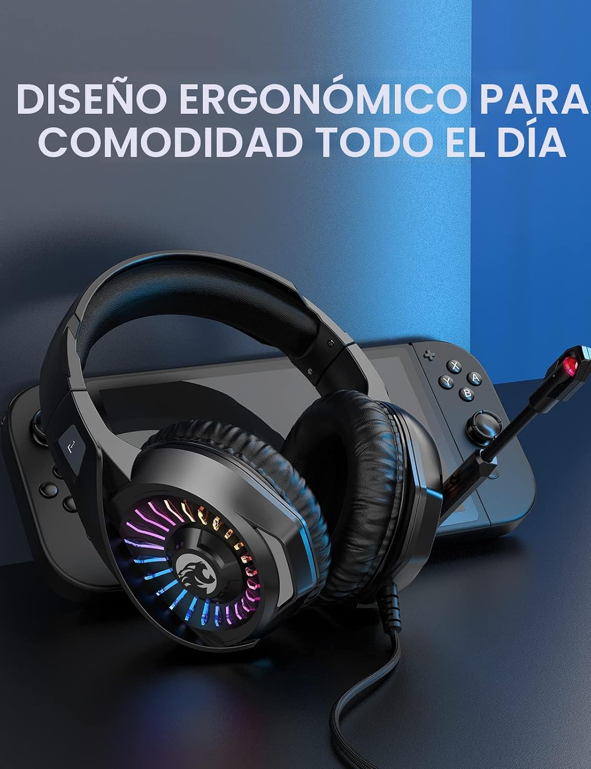 Auriculares para juegos con cable ZIUMIER para PC, PS5, PS4, Xbox S...