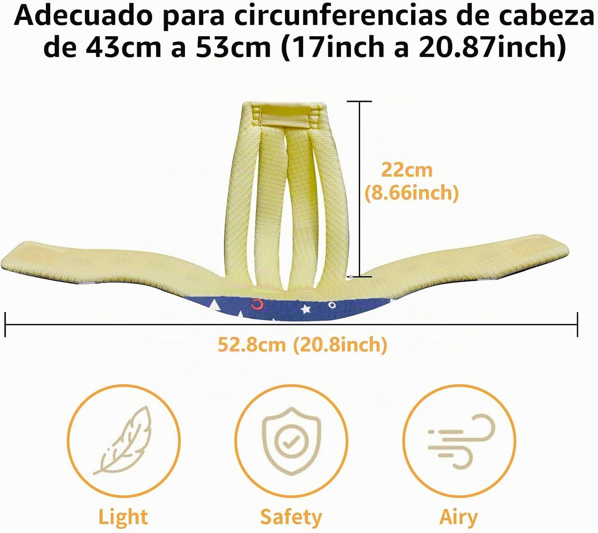 IULONEE Protector de Cabeza de Bebé Casco de Protección para Bebés...