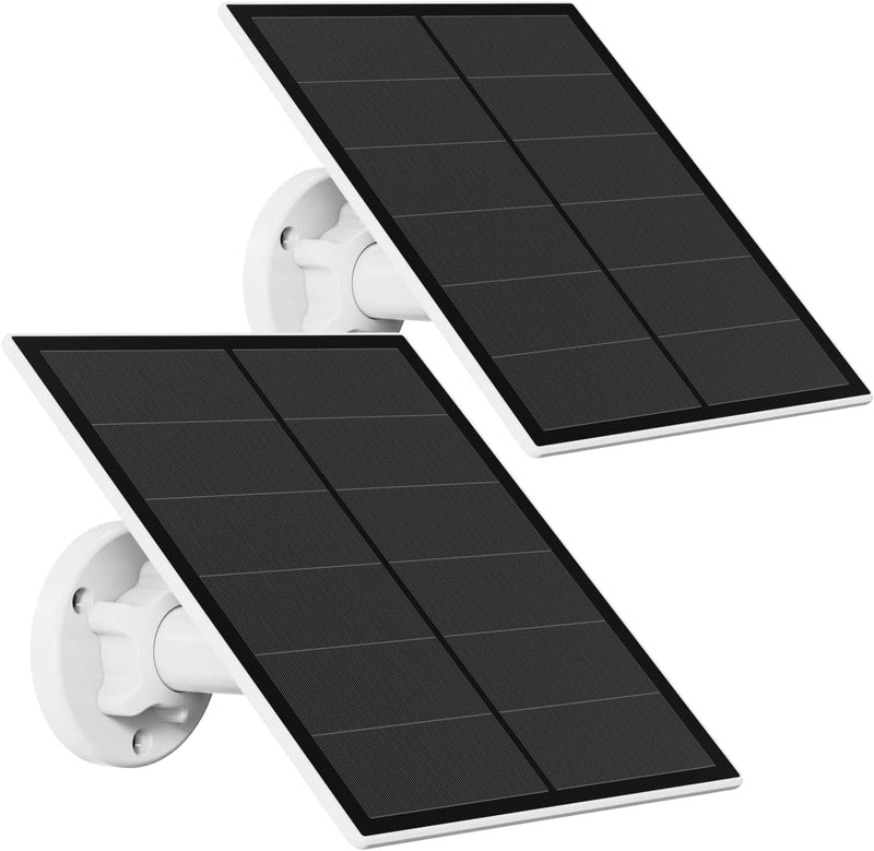 Panel solar para cámara de seguridad, panel solar USB de 5 W compat...